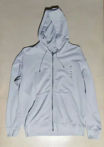 미사용품 유니클로 맨투맨 풀 집업 후드티 그레이 M 사이즈