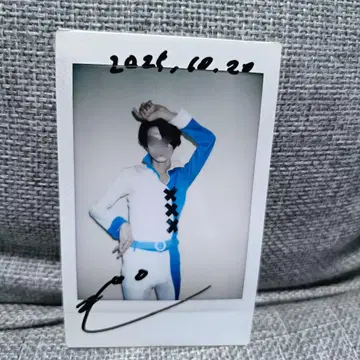 야자와 모토하루 친필 사인 폴라로이드 마이너스 인생 오케스트라