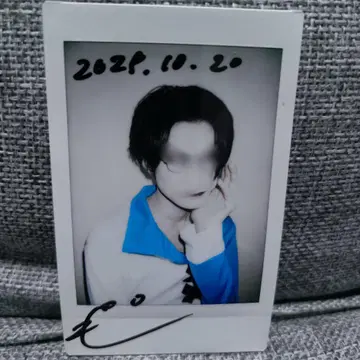 야자와 모토하루 친필 사인 폴라로이드 마이너스 인생 오케스트라 .