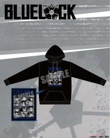 빅 실루엣 후드티 블랙 프리 사이즈 [블루 록]