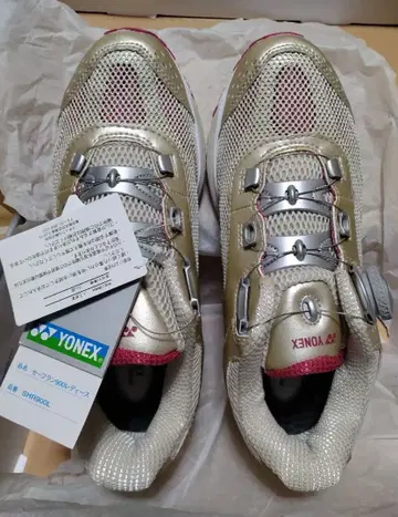 YONEX 워킹화 (샴페인 골드 핑크) 24.5cm