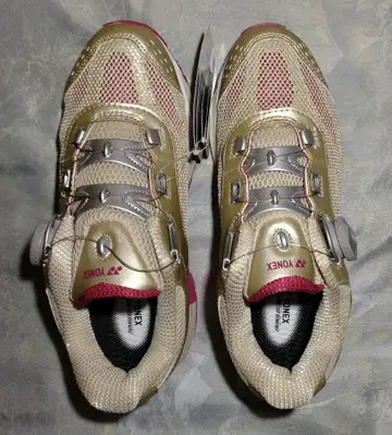 YONEX 워킹화 (샴페인 골드 핑크) 24.5cm