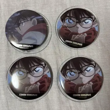 명탐정 코난 장면 사진 커버 포함 캔뱃지 에도가와 코난 세트