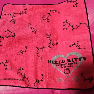 미사용 헬로키티 VIVITIXGIRLS 푸치 타월 1999년제