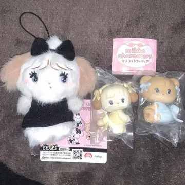 mikko 캐릭터 마스코트 피규어 BLACK RIBBON