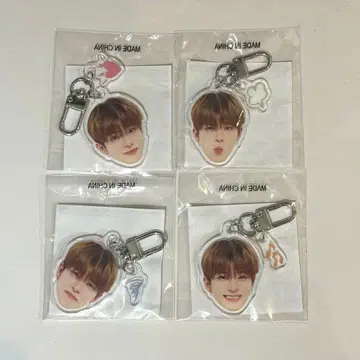 [ 아사히 ] 얼굴 아크링 키링 희로애락 컴플리트