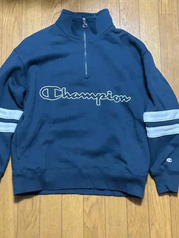 Champion 하프 지퍼 트레이닝복 M 네이비