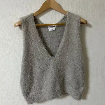 차오패닉 티피 V넥 니트 베스트 사이즈 ONE