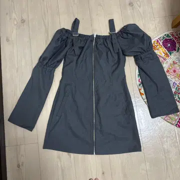 jouetie 그레이 오프숄더 원피스