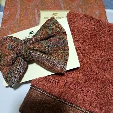 2개 세트 에트로(ETRO) 머리핀 & 핸드 타월 세트 미사용