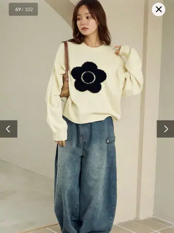 미개봉 새상품 마리콴트 MARY QUANT x PUBLUX 한정판 니트