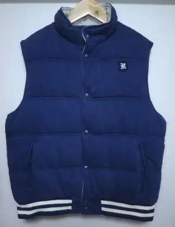 랄프 로렌 럭비 RUGBY 다운 베스트 L 리버서블