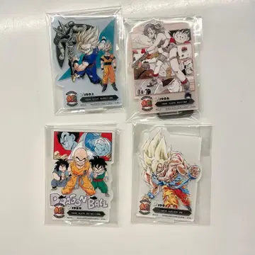 드래곤볼 아크릴 스탠드 4개 세트