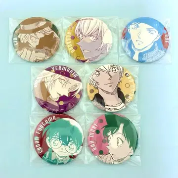 명탐정 코난 공식 앱 캔뱃지 7개 세트