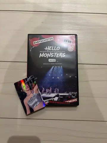 babymonster 1st world tour dvd+트레이딩 카드