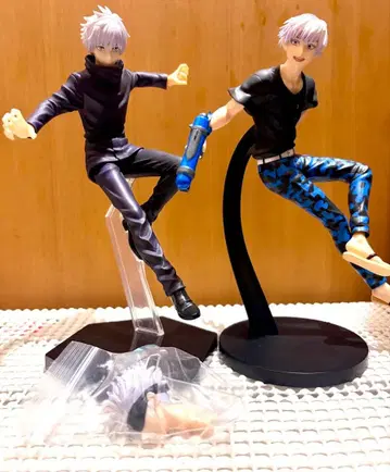 주술회전 고죠 사토루 제일복권 피규어 세트 2체 + 덤