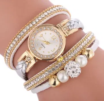 쿼츠 손목시계 골드 실버