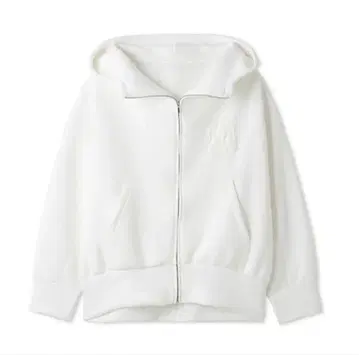 snidel 볼륨 후드티 화이트