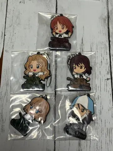 걸즈 앤 판처 러버 스트랩 5개 세트