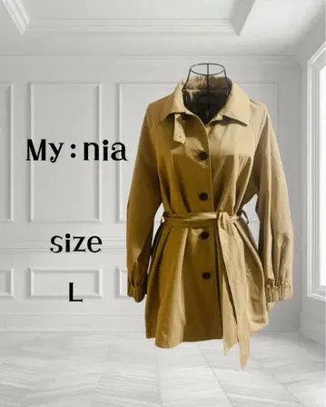 My:nia 베이지 트렌치코트 L 사이즈