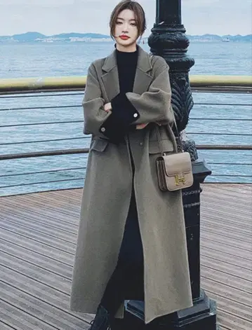 [ 새상품급 ] SPICA GLOW 테일러드 롱 체스터 코트 M 사이즈