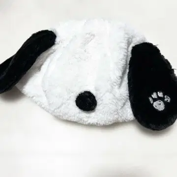 유니버셜 스누피 모자 팬캡 베레모 봉제 인형 머리띠