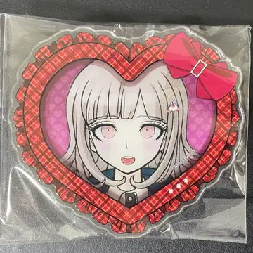 단간론파 에비텐 하트 아크릴 배지 나나미 치아키