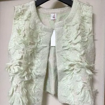 [ 미사용 새상품 ] 6(ROKU) 프린지 자카드 베스트