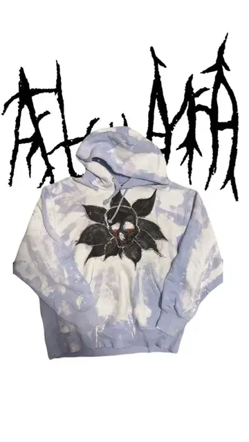 ALMA y2k 스트릿 스컬 후드티