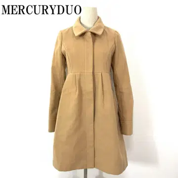 MERCURYDUO 머큐리 듀오 롱 코트 베이지 F B8558