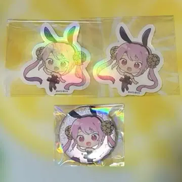 헤브번 쿠니미 타마 스티커 캔뱃지