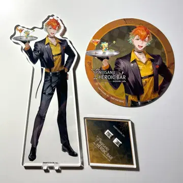 니지산지 애니메이트 카페 우사미 리토 아크릴 스탠드 코스터 세트