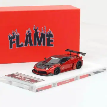 1/64 Flame LB WORKS 페라리 458 GT 메탈릭 레드