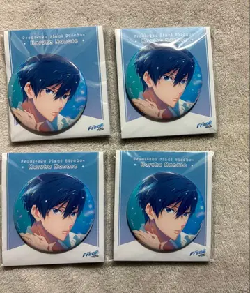 Free! FS 오로라 빅 캔뱃지 하루카 4종 세트