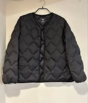 유니클로 울트라 라이트 다운 여성용 블랙 수납 봉투 포함