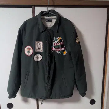 SOFT MACHINE 소프트 머신 자수 패치 나일론 보아 자켓