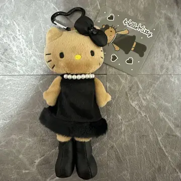 헬로키티 GOGO 갸루 일광화상 스타일업 마스코트 발길이 블랙