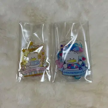 산리오 오리 페클 미라클 사인회 아크릴 스탠드 세트