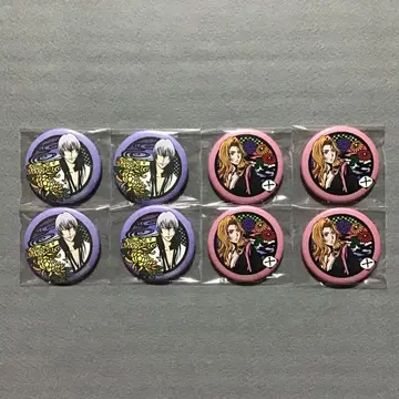 BLEACH 이치마루 긴 마츠모토 란기쿠 와시 캔뱃지 세트