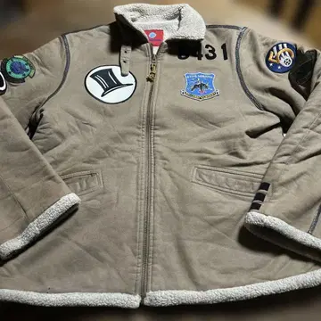 ONBOARD 온보트 밀리터리 플라이트 자켓 8431 베이지 XL 사이즈