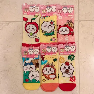 치이카와 (먼작귀) 지역 한정 삭스 양말 6종 세트