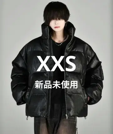 [ ADRER ] 더 히트 패디드 자켓 인조 가죽 다운 XXS 사이즈