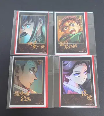 귀멸의 칼날 무이치로 탄지로 타마요 히메지마 랜덤 폴라로이드풍 브로마이드