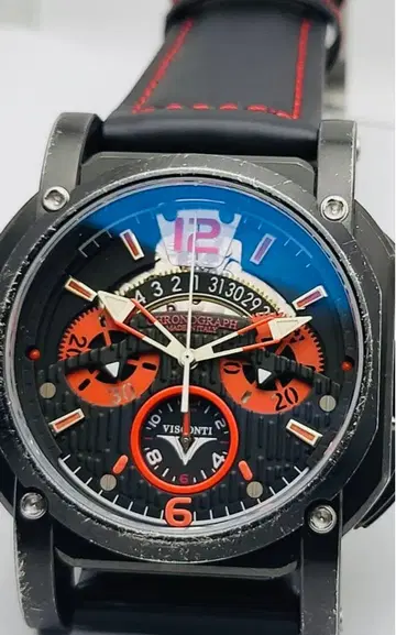 비스콘티 VISCONT I CHRONOGRAPH MONZA 자동 와인딩