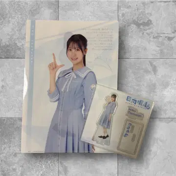 히나타자카46 로손 제일복권 아크릴 스탠드 클리어 파일 츠루사키 히토카