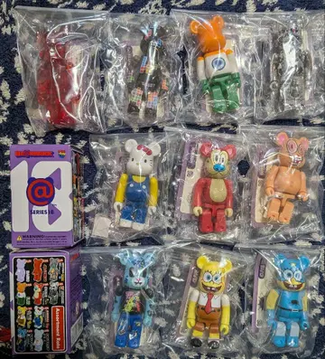 [시리즈 18 10종 세트] 베어브릭 내부 가방 미개봉, 카드 포함