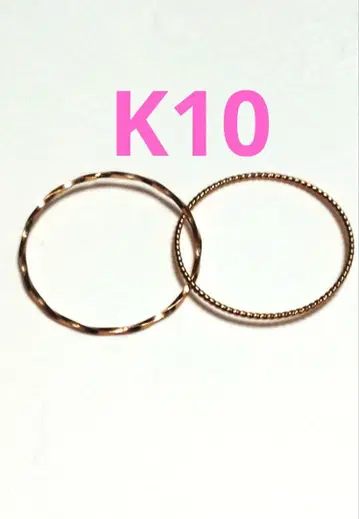 [ 새상품 ] k10 더블 링 반지