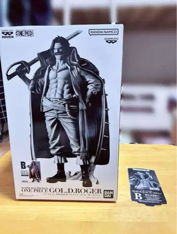 반프레스토 복권 원피스 골 D 로저 B상 미개봉 영수증 포함