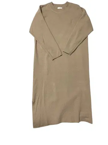 [ LOWRYS FARM ] 베이지 긴팔 니트 원피스