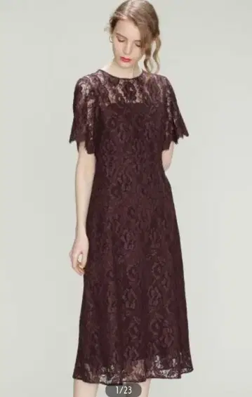 그레이스 콘티넨탈 전체 레이스 원피스